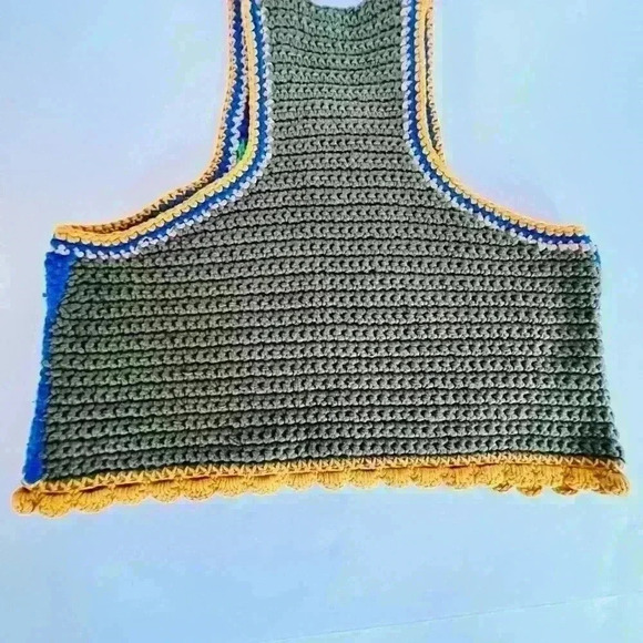 NWOT! Kimchi Blue Knot Stripe Pullover Vest - Picture 7 of 10